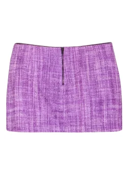 Alice & Olivia - Lavender Tweed Miniskirt Sz 12