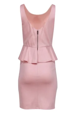Alice & Olivia - Pink Sleeveless Peplum Dress Sz 8
