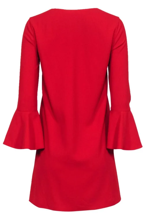 Alice & Olivia - Red Bell Sleeve Mini Dress Sz 2