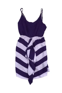 Alice & Olivia - Violet Striped Spaghetti Strap Dress Sz XS