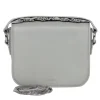 All Saints - Light Gray Smooth Leather Convertible Crossbody