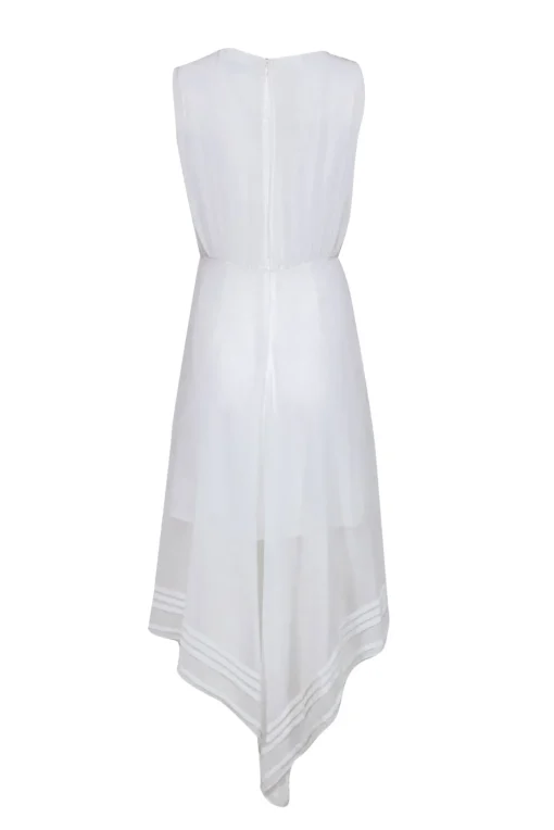 All Saints - White "Celeste" High-Low Midi Dress Sz 2