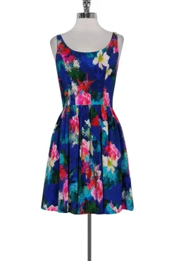 Amanda Uprichard - Multicolor Tropical Print Dress Sz S