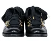 Angela Scott - Black Leather "Mr. Logan" Oxfords Sz 9