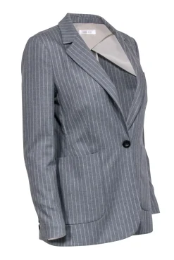 Anine Bing - Grey Pin Stripe Blazer Sz M