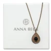 Anna Beck - Black Onyx 18K Gold Plated Teardrop Pendant Necklace