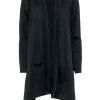 Anne Fontaine - Black Sparkly Draped Open Cardigan Sz 10
