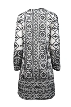 Antik Batik - Cream & Black Embroidered Mini Dress w/ Beaded Accent Sz S