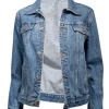A.P.C. - Blue Medium Wash Denim Jacket Sz XS