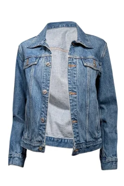 A.P.C. - Blue Medium Wash Denim Jacket Sz XS