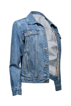 A.P.C. - Blue Medium Wash Denim Jacket Sz XS