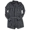 A.P.C. - Dark Green, Blue & White Plaid Romper Sz S