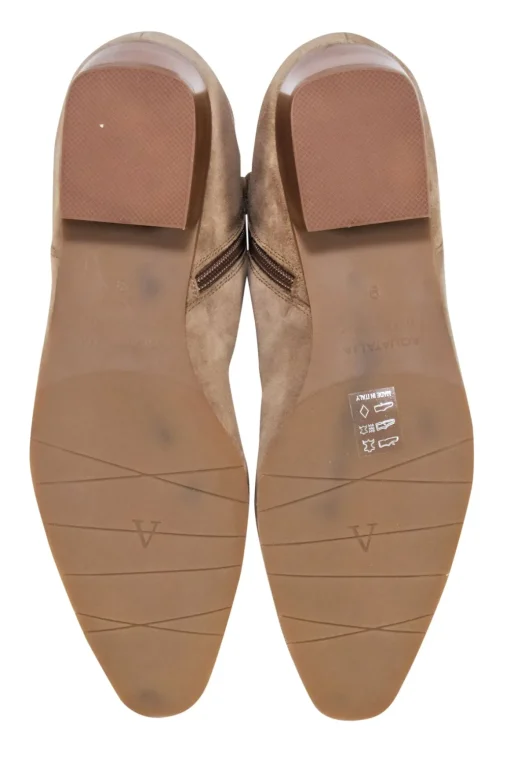 Aquatalia - Beige Suede Upper Short Boots Sz 9