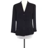 Armani Collezioni - Black Linen Blazer Sz 10