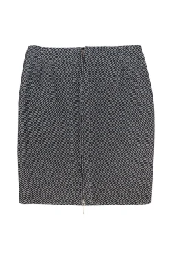 Armani Collezioni - Black & White Chevron Pencil Skirt Sz 8