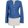 Armani Collezioni - Blue Textured Blazer Sz 4