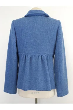 Armani Collezioni - Blue Wool Coat Sz 10