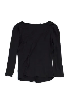 Armani Collezioni - Grey 3/4 Sleeve Gathered Bust Shirt Sz 2