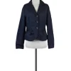 Armani Collezioni - Navy Quilted Nylon Jacket Sz 8