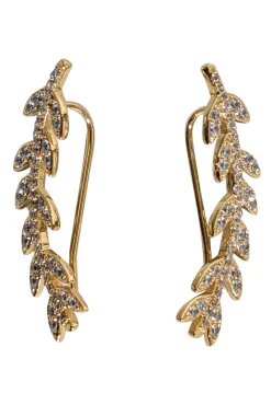 Asha by Ashley McCormick - Gold Dipper "Laurel" Ear Climber Earrings