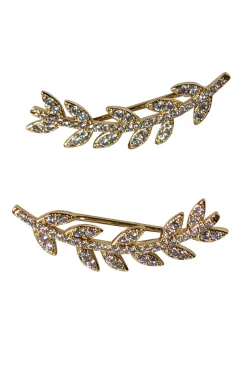 Asha by Ashley McCormick - Gold Dipper "Laurel" Ear Climber Earrings