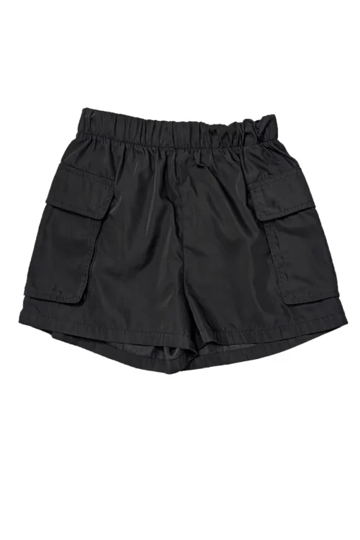 ATM - Black Nylon Cargo Shorts Sz XS