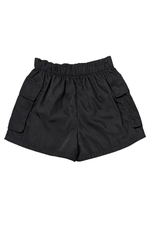 ATM - Black Nylon Cargo Shorts Sz XS