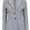 ATM - Grey Knit Blazer w/ patch Pockets Sz 4