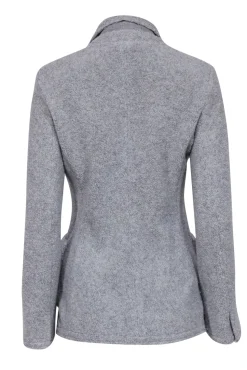ATM - Grey Knit Blazer w/ patch Pockets Sz 4