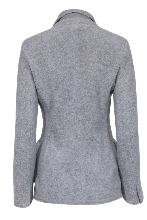 ATM - Grey Knit Blazer w/ patch Pockets Sz 4