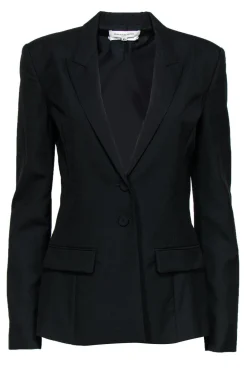 Balenciaga - Black Peak Lapel Smoking Jacking Sz 10