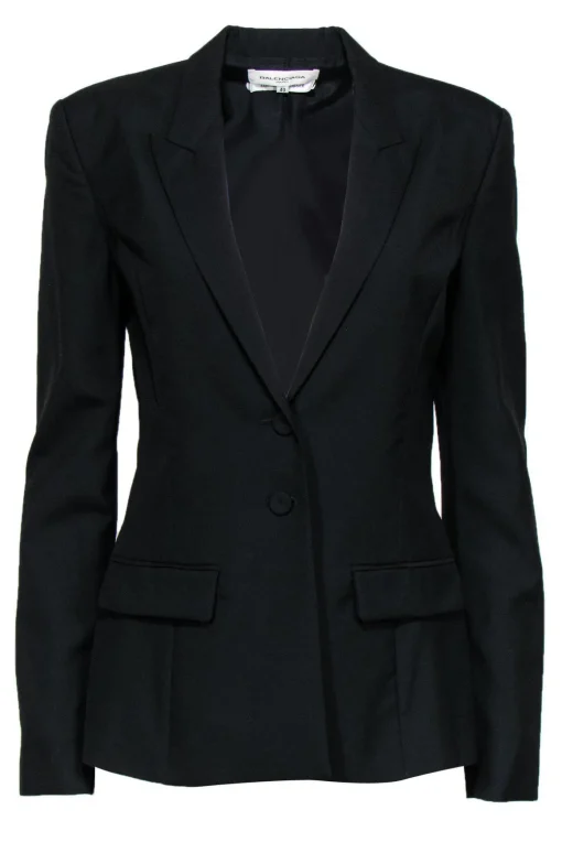 Balenciaga - Black Peak Lapel Smoking Jacking Sz 10