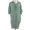 Balenciaga - Seafoam Green Short Sleeve Shift Dress Sz 6
