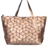 Bao Bao - Golden Bronze Metallic Mosaic Tote