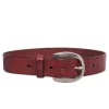 Barneys New York  - Brown Leather Belt w/ Solid Brass Hardware