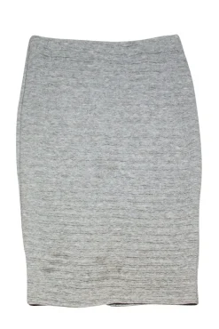 Barney's New York - Grey Textured Pencil Skirt Sz XS
