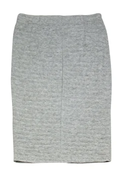 Barney's New York - Grey Textured Pencil Skirt Sz XS