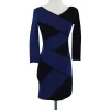 BCBG - Blue & Black Bodycon Dress Sz XS