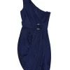 BCBG - Navy One Shoulder Dress Sz XS