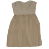 BCBG Max Azria - Beige Strapless Dress Sz 4