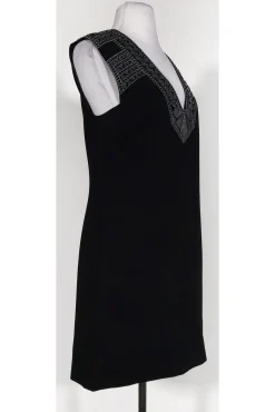 BCBG Max Azria - Black Mirrored Shoulders Dress Sz S