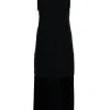 BCBG Max Azria - Black Silk High-Low Dress w/ Cutout & Scoop Back Sz XXS