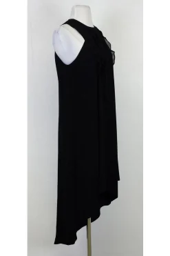 BCBG Max Azria - Black Sleeveless Dress w/ Ruffles Sz XS