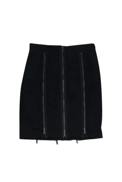 BCBG Max Azria - Black Zipper Skirt Sz 4