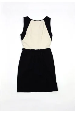 BCBG Max Azria - Cream & Black Colorblock Dress Sz XS