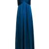 BCBG Max Azria - Dark Teal Sleeveless Satin Formal Dress Sz 6