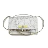 BCBG Max Azria - White Leather Sequin Crossbody
