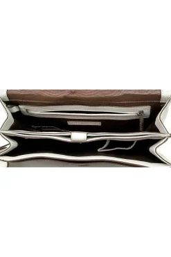 BCBG Max Azria - White Leather Sequin Crossbody