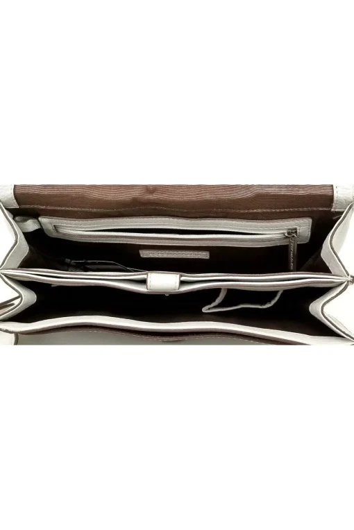 BCBG Max Azria - White Leather Sequin Crossbody