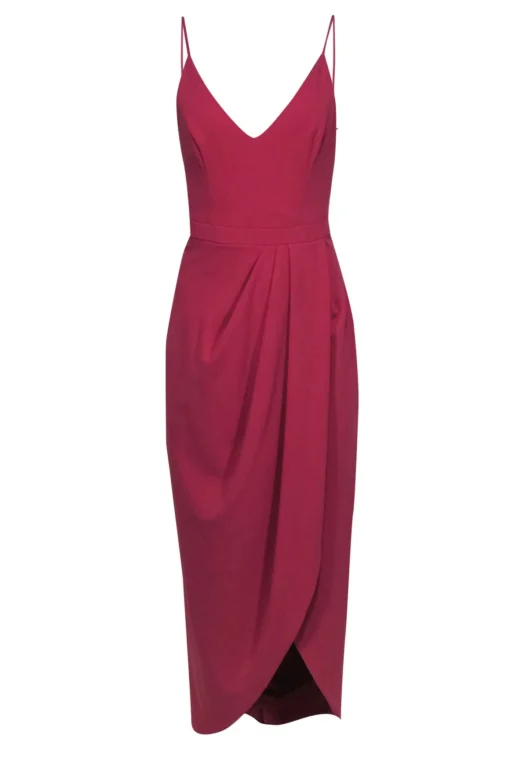 BHLDN by Anthropologie - Pink Sleeveless Maxi Dress w/ Slit Sz 12